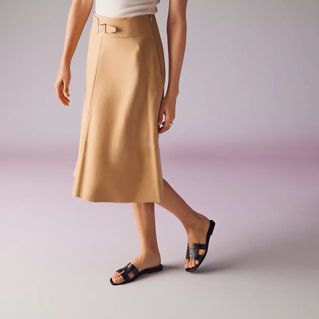 Sandale Hermès Oran Noir