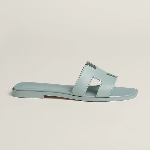 Sandale Hermès Oran Bleu Glacier