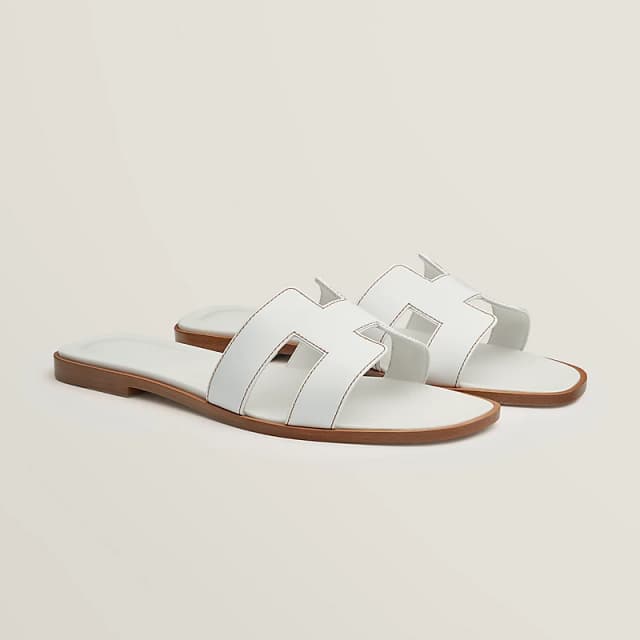 Sandale Hermès Oran Blanc