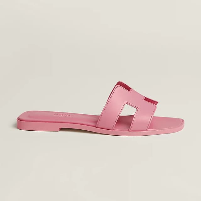 Sandale Hermès Oran Rose Bonbon
