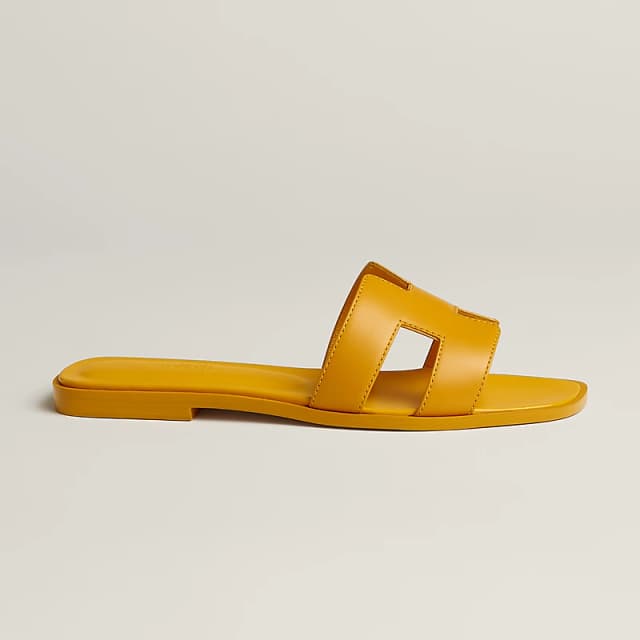 Sandale Hermès Oran Jaune Topaze