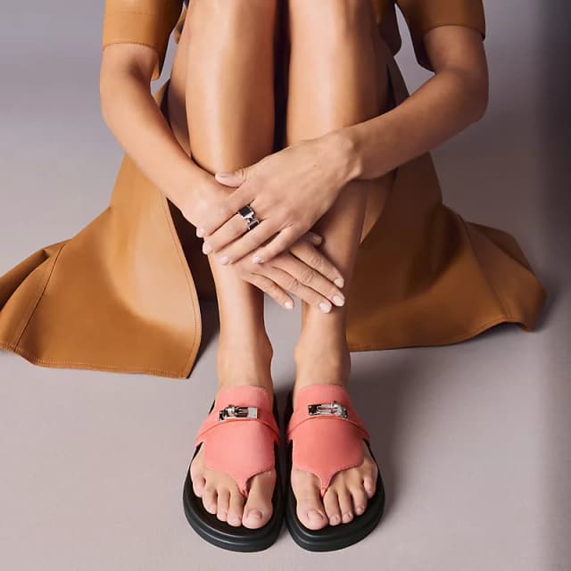 Sandale Hermès Empire Rose Antique