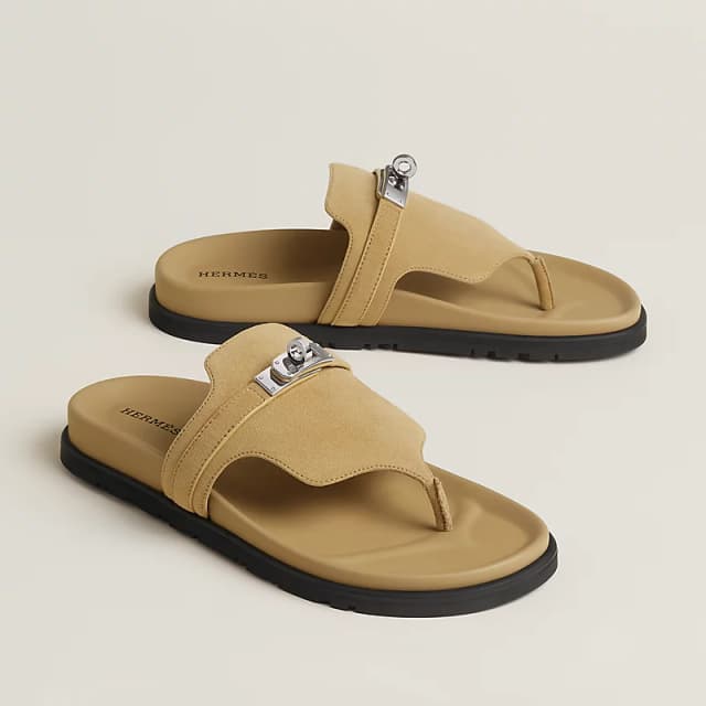 Sandale Hermès Empire Beige Albâtre