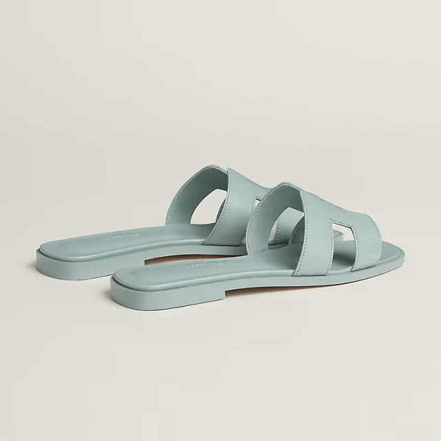 Sandale Hermès Oran Bleu Glacier