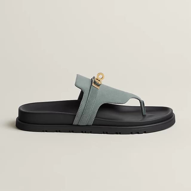 Sandale Hermès Empire Bleu Tonnerre