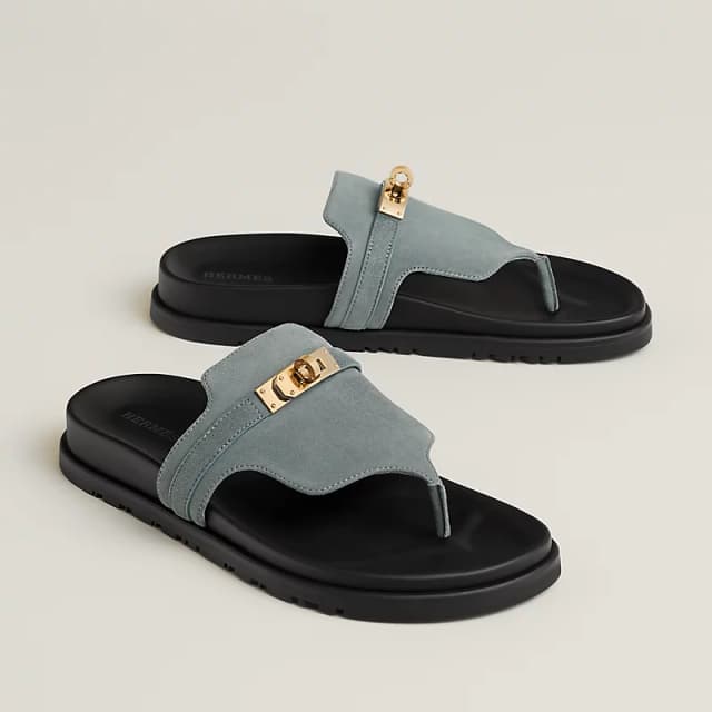 Sandale Hermès Empire Bleu Tonnerre