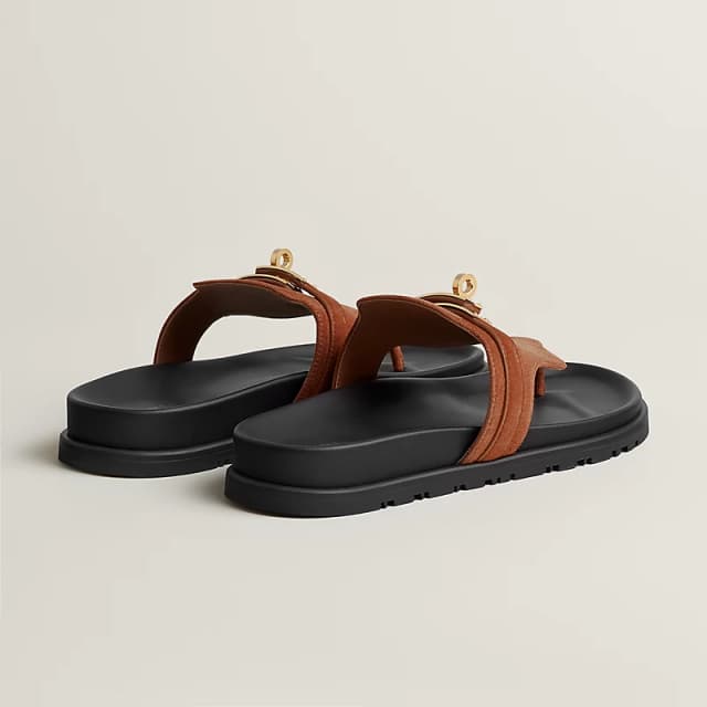 Sandale Hermès Empire Brun Amourette