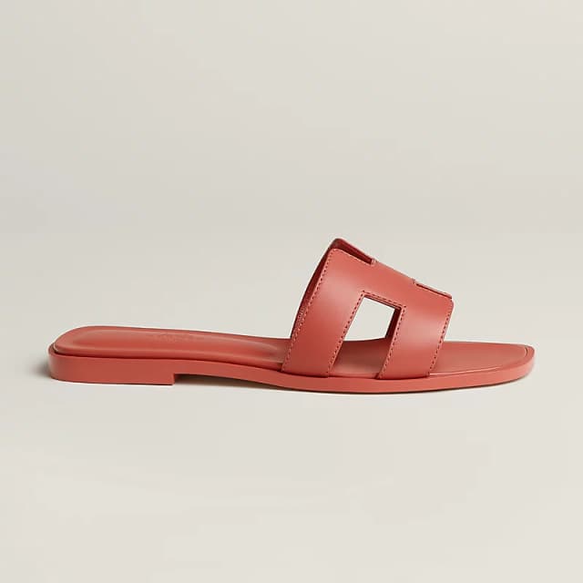Sandale Hermès Oran Rouge Tomette