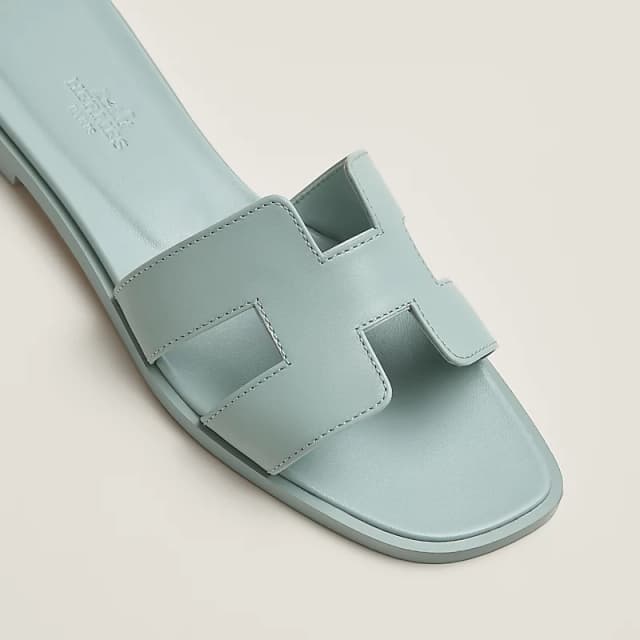 Sandale Hermès Oran Bleu Glacier