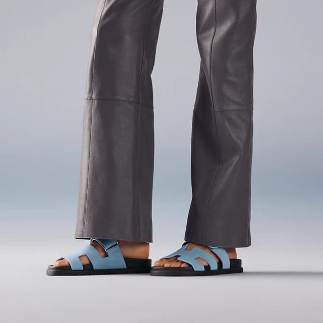 Sandale Hermès Chypre Bleu Jean