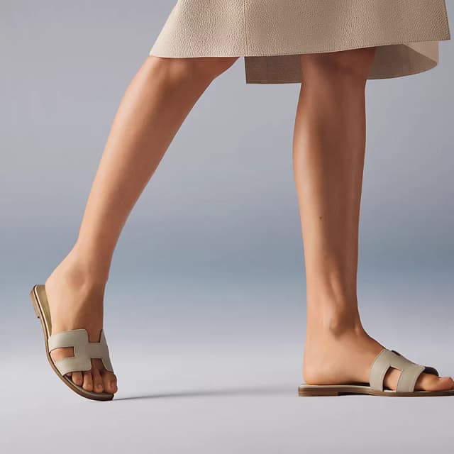 Sandale Hermès Oran Beige Nomade