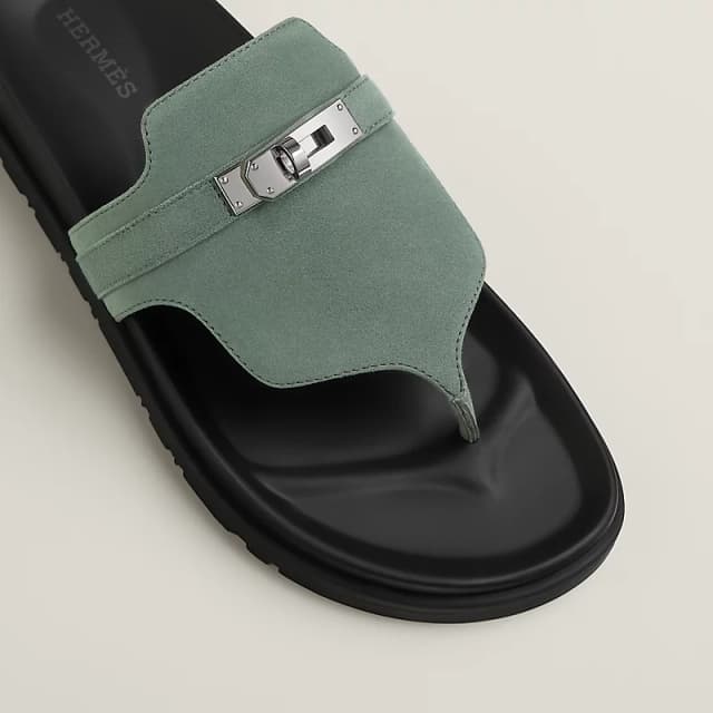 Sandale Hermès Empire Vert Cèdre