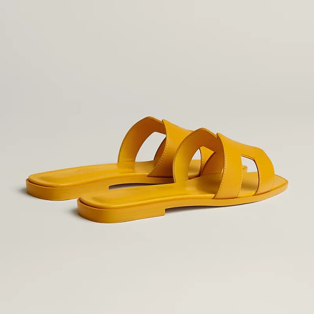 Sandale Hermès Oran Jaune Topaze