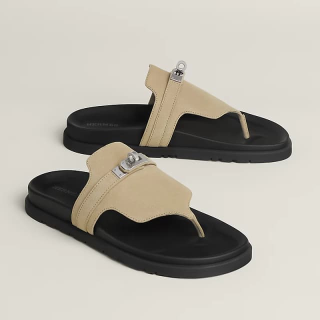 Sandale Hermès Empire Beige Camel