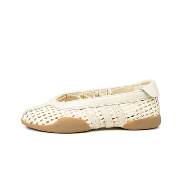 Cream White / Cream White / Gum 4  (W / Woven)